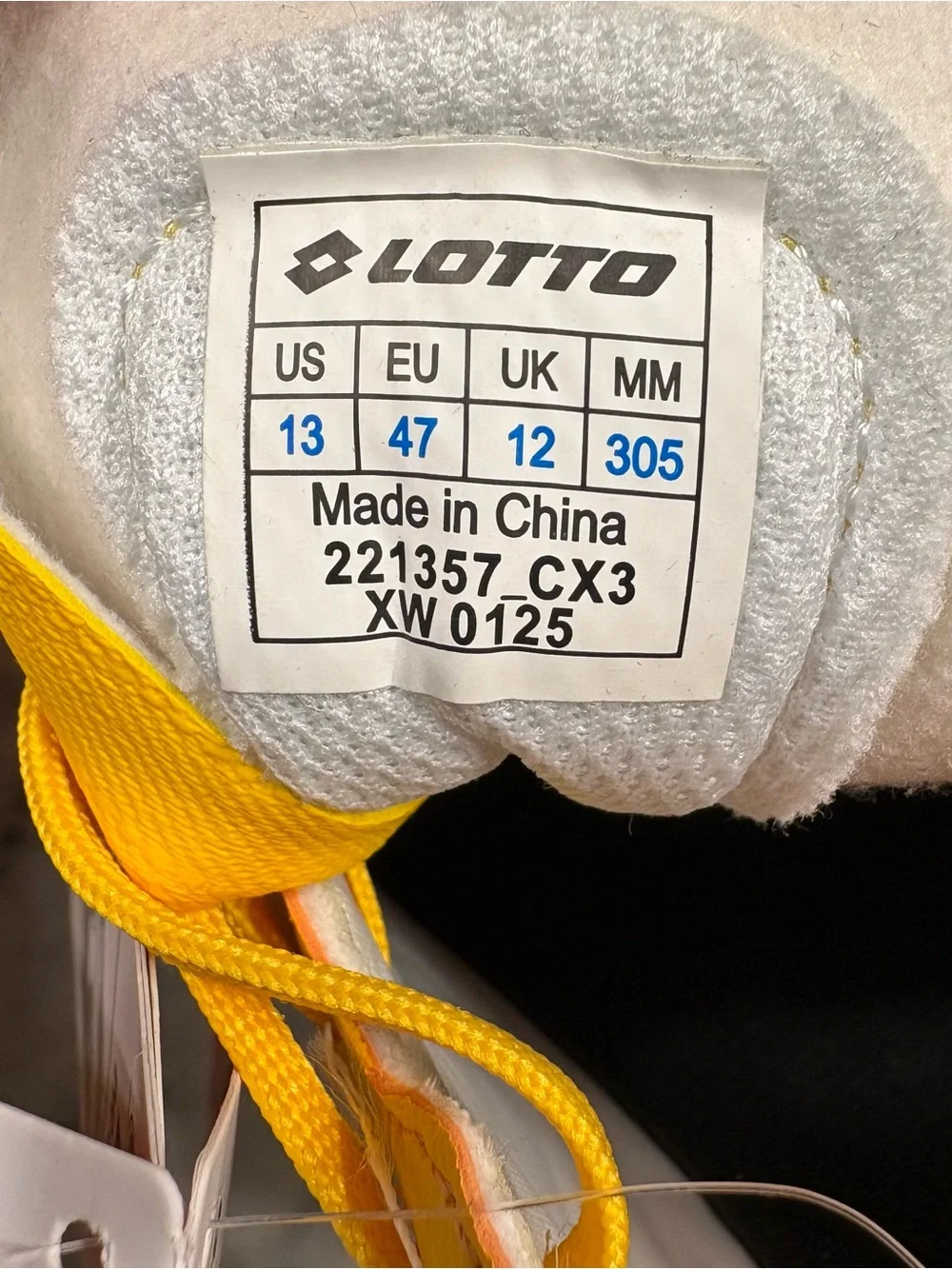 Lotto Solista 200 IX FG Soccer Cleats Orange Yellow Men Size 13.